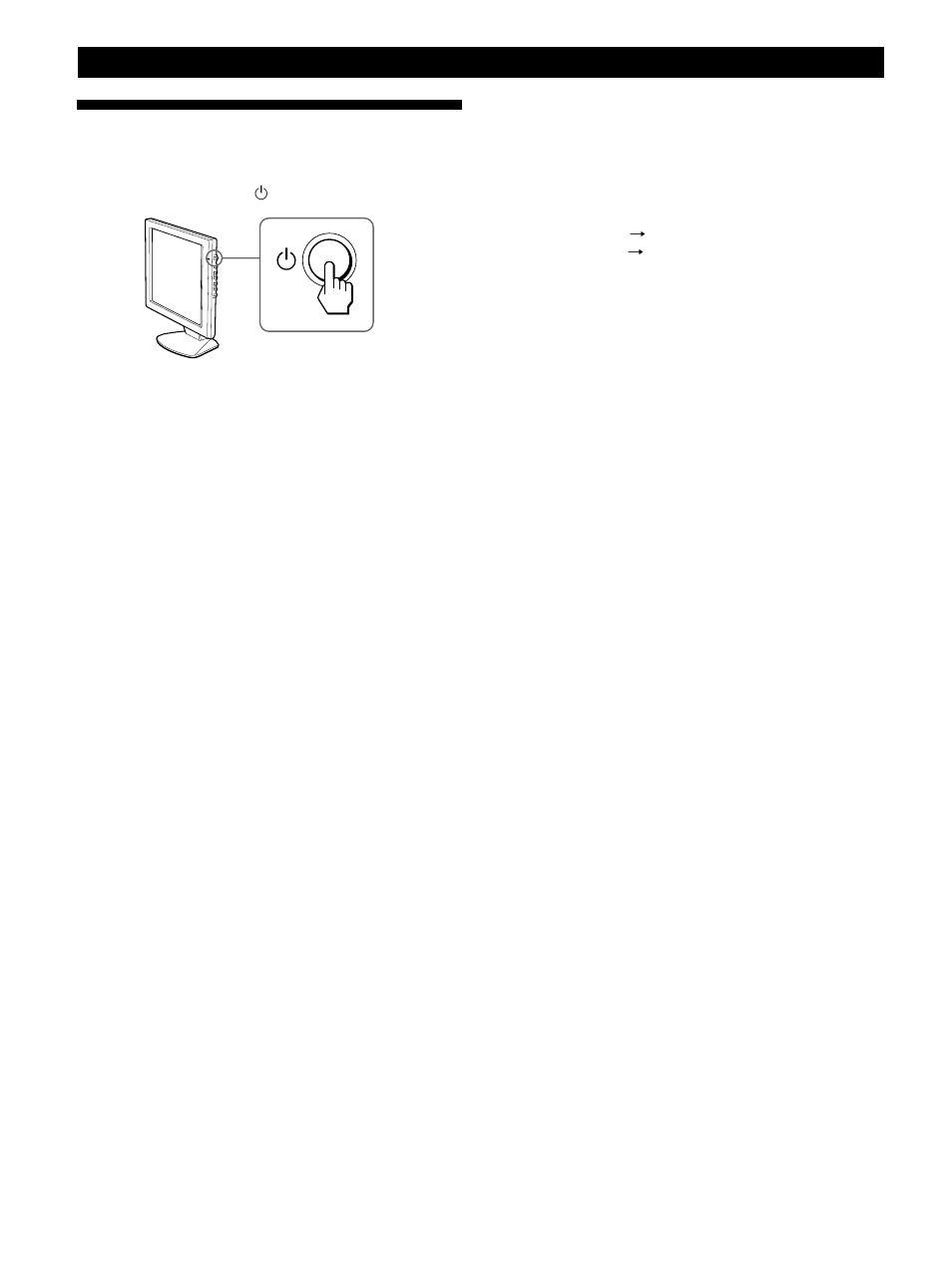 Accensione del monitor e del computer, Operazioni preliminari | Sony CPD-M151 User Manual | Page 90 / 104