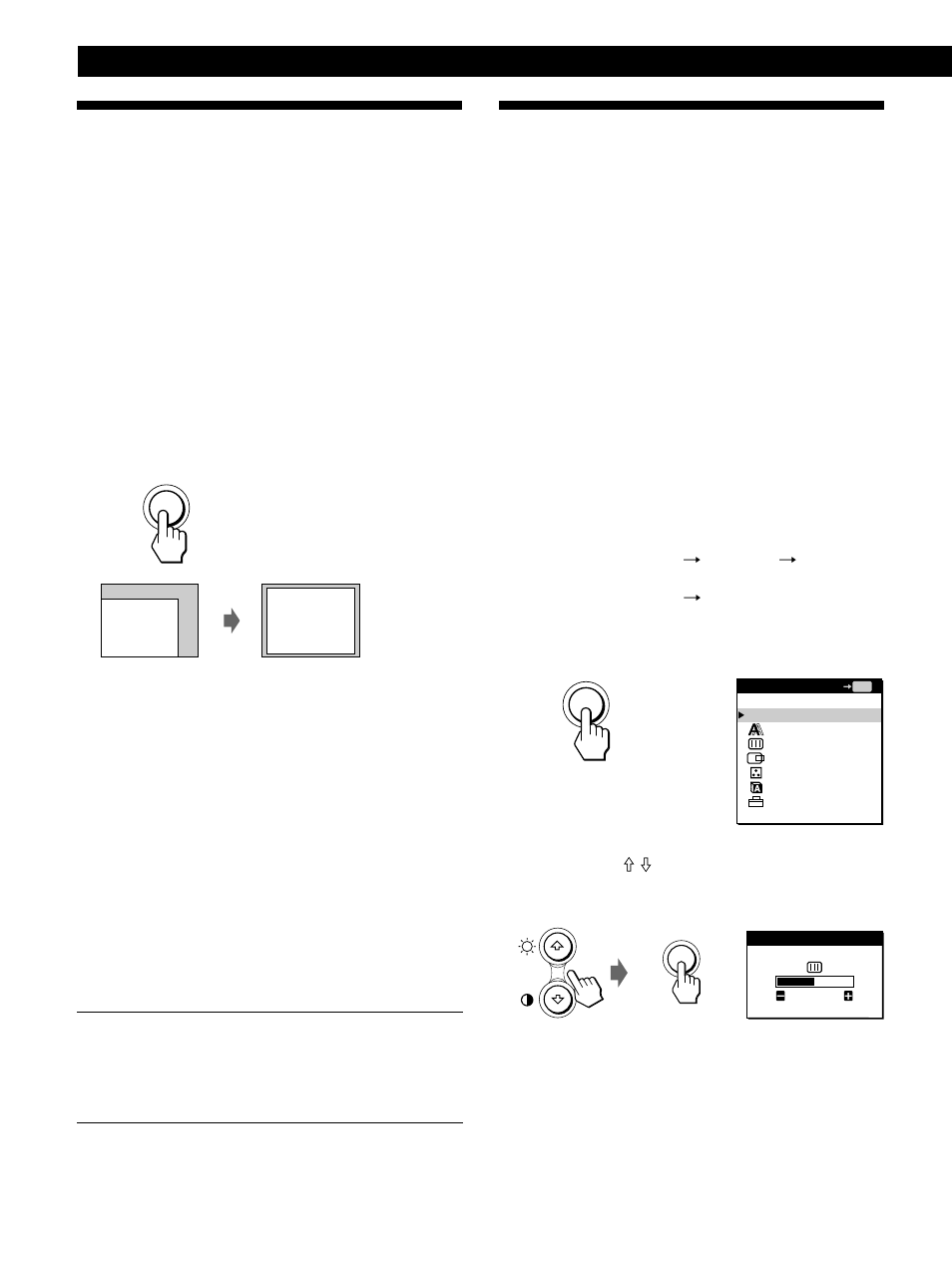 Regolazione automatica dell’immagine, Personalizzazione del monitor | Sony CPD-M151 User Manual | Page 92 / 104