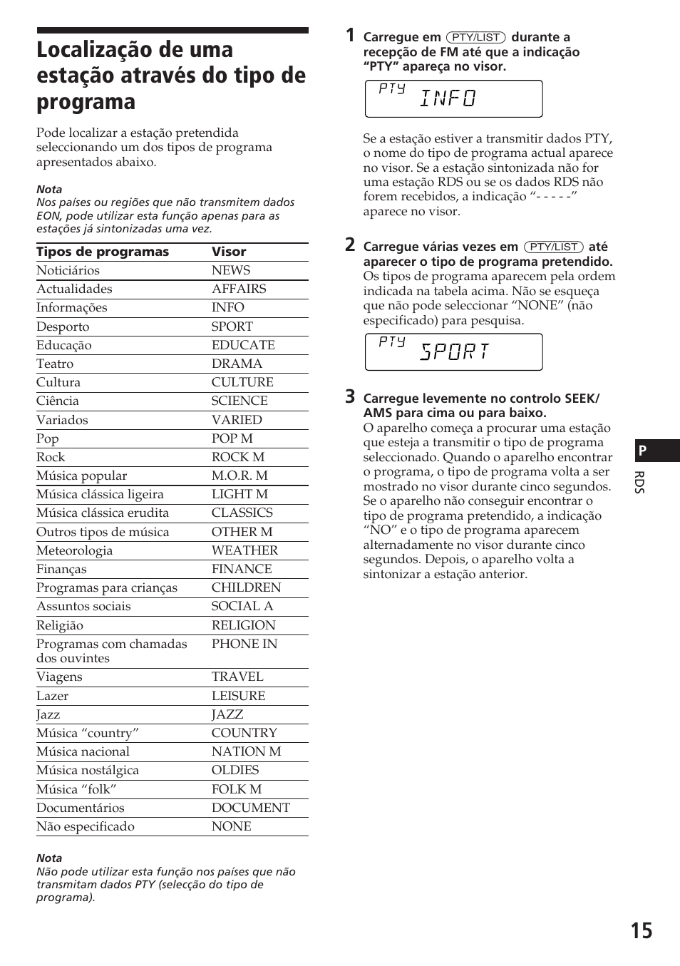 Info port | Sony CDX-C580RW User Manual | Page 75 / 124