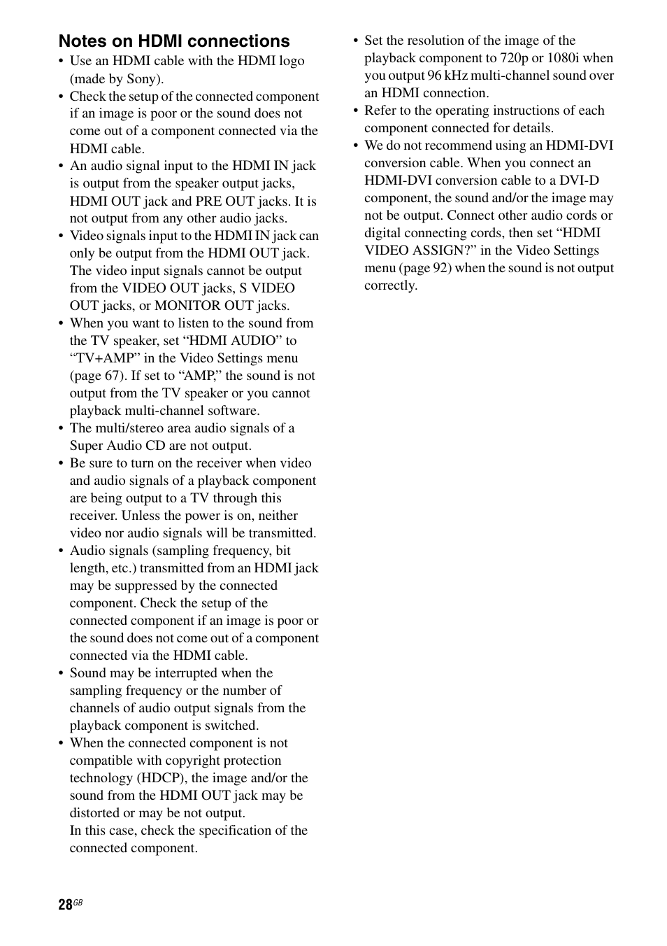 Sony STR-DA3200ES User Manual | Page 28 / 127
