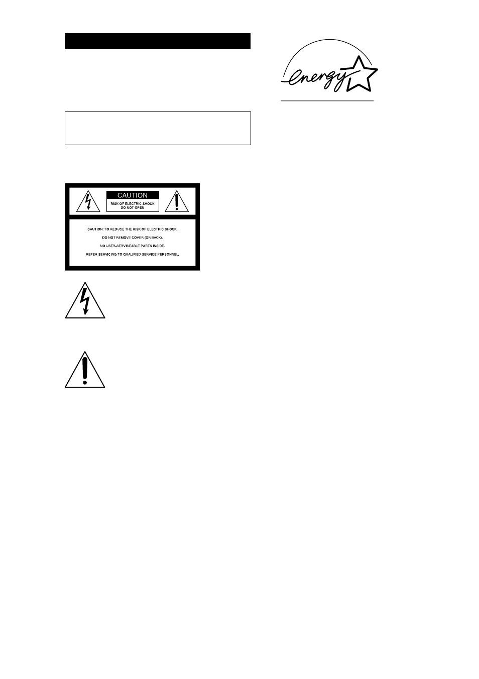 Warning | Sony SA-VE812ED User Manual | Page 2 / 28