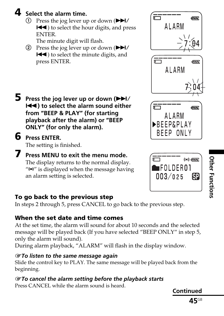 Sony ICD-BM1AVTP User Manual | Page 45 / 80