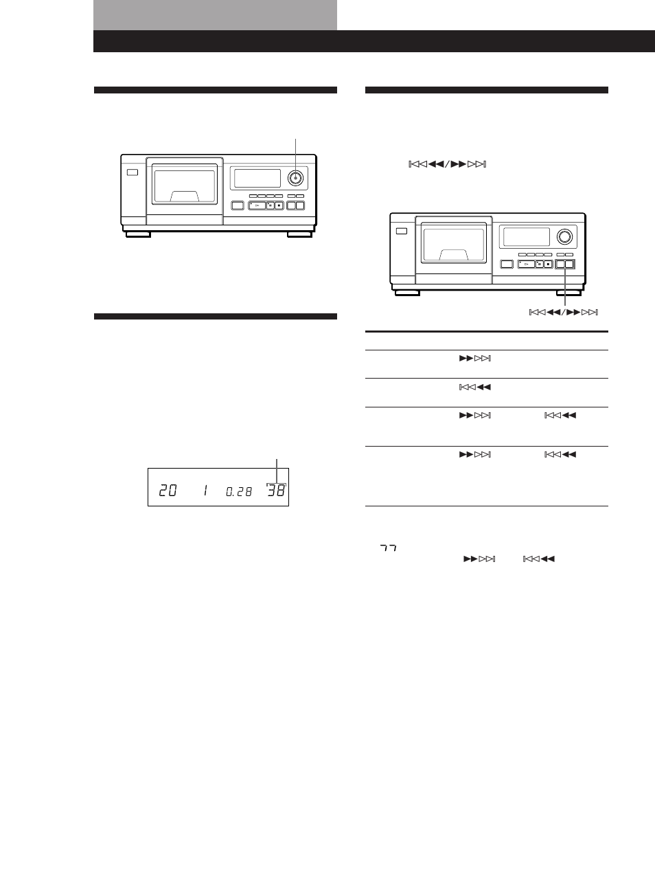 Locating a specific disc, Specifying the next disc to play, Locating a specific track or a point in a track | Playing cds | Sony CDP-CX571 User Manual | Page 11 / 20