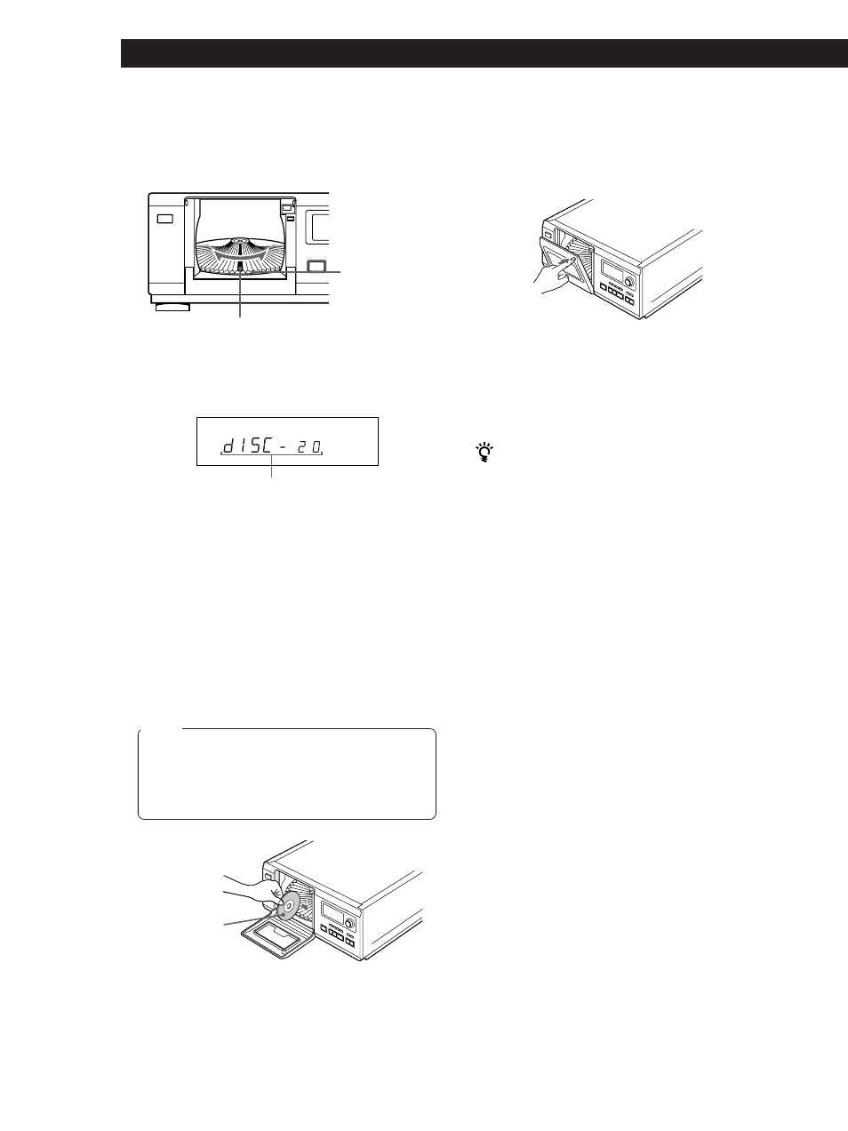 D sc 1, Getting started | Sony CDP-CX571 User Manual | Page 7 / 20