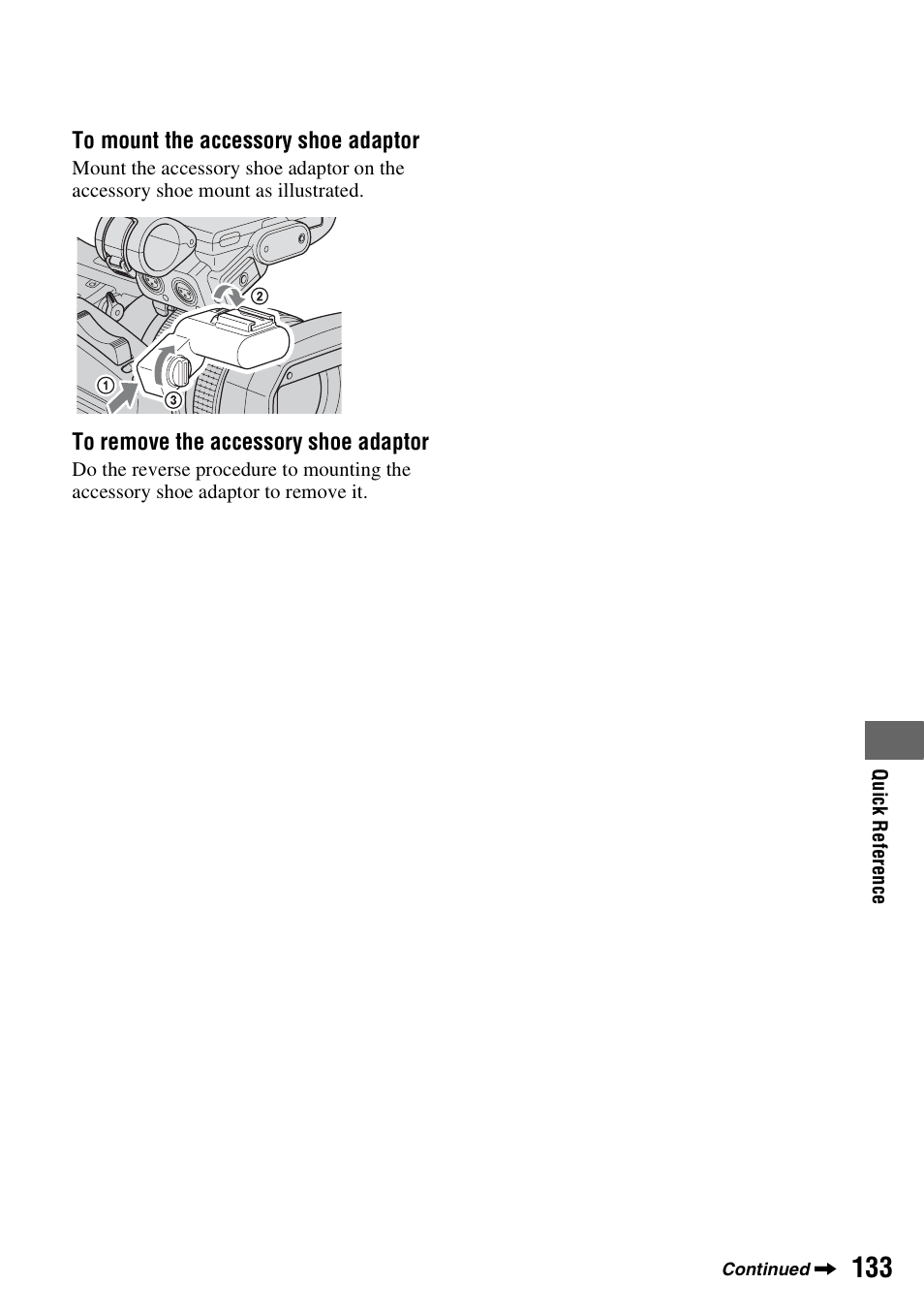P. 133) | Sony HVR-Z7E User Manual | Page 133 / 146