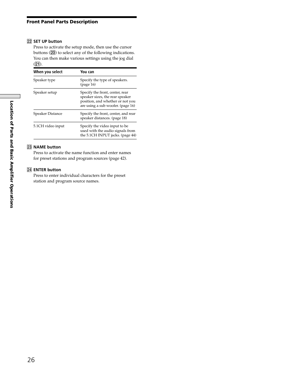 Sony STR-DE545 User Manual | Page 26 / 55