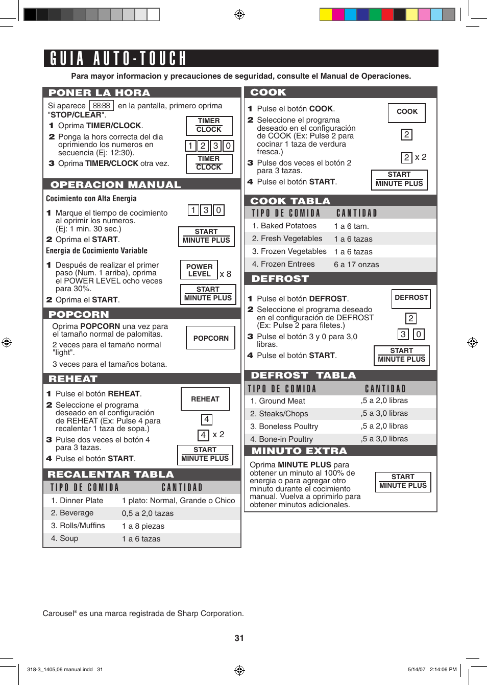 Sony CAROUSEL R-1405 User Manual | Page 31 / 32