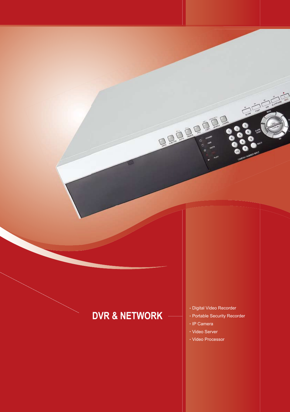 Dvr & network | Sony RYK-AF302A User Manual | Page 47 / 72