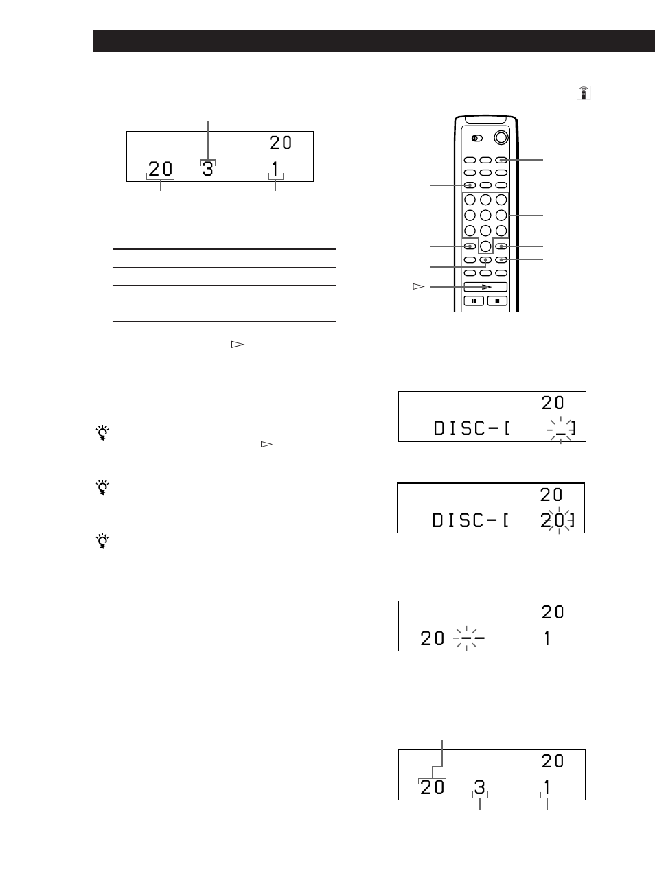 D i s c | Sony CDP-CX220 User Manual | Page 18 / 96