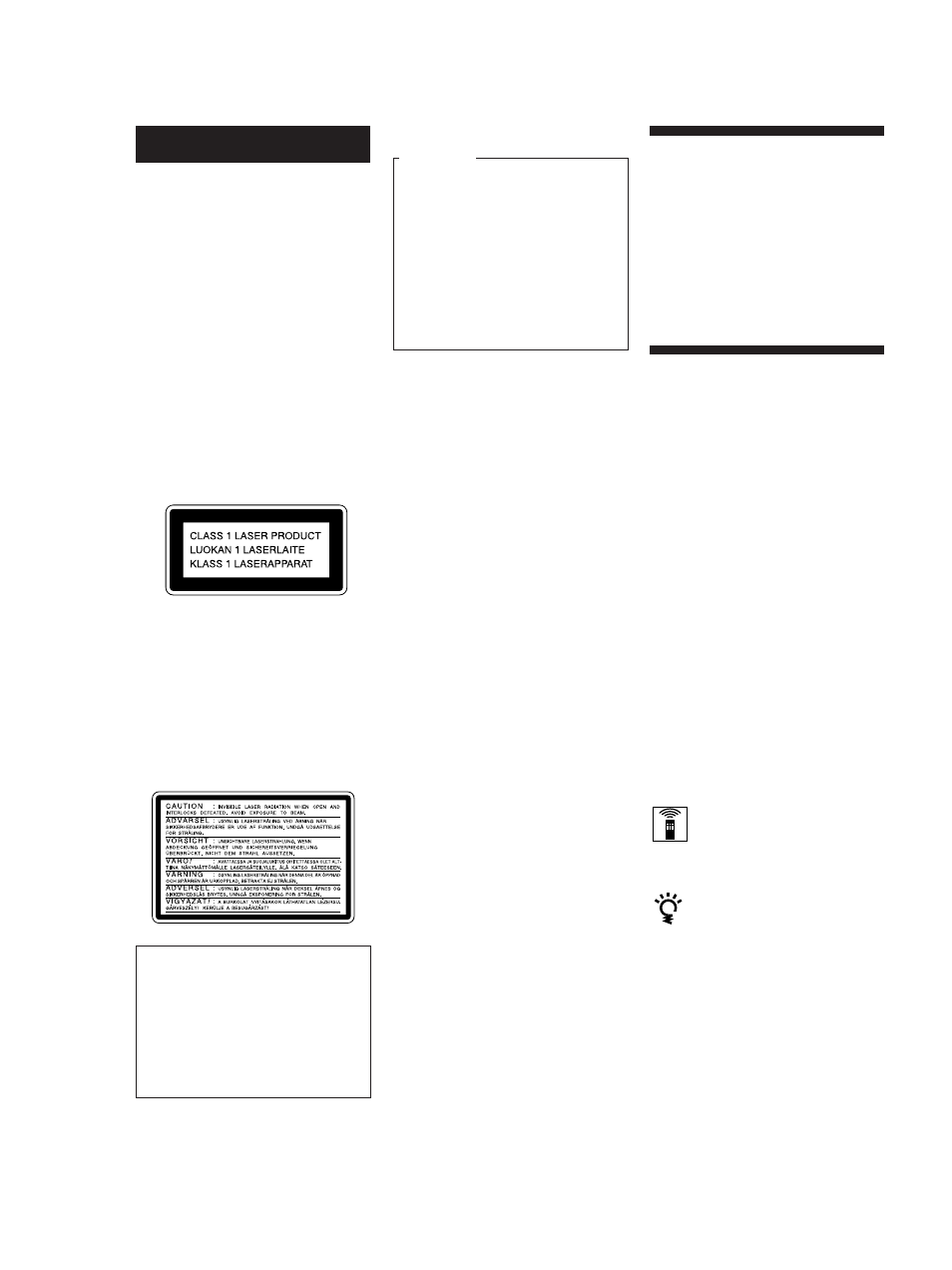 Bienvenue, A propos de ce manuel, Avertissement | Sony CDP-CX220 User Manual | Page 34 / 96