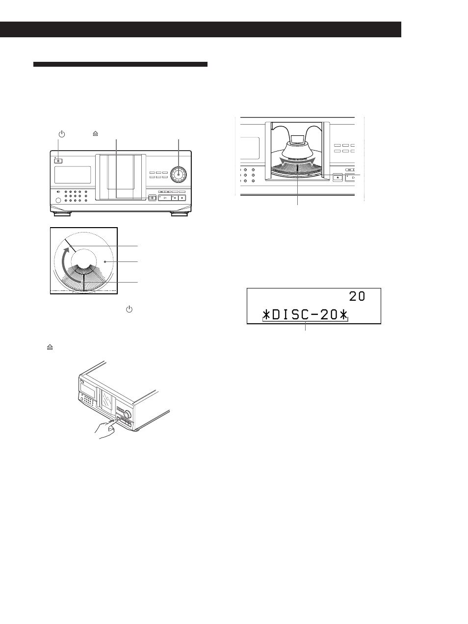 Introduction des disques compacts, Préparation | Sony CDP-CX220 User Manual | Page 39 / 96