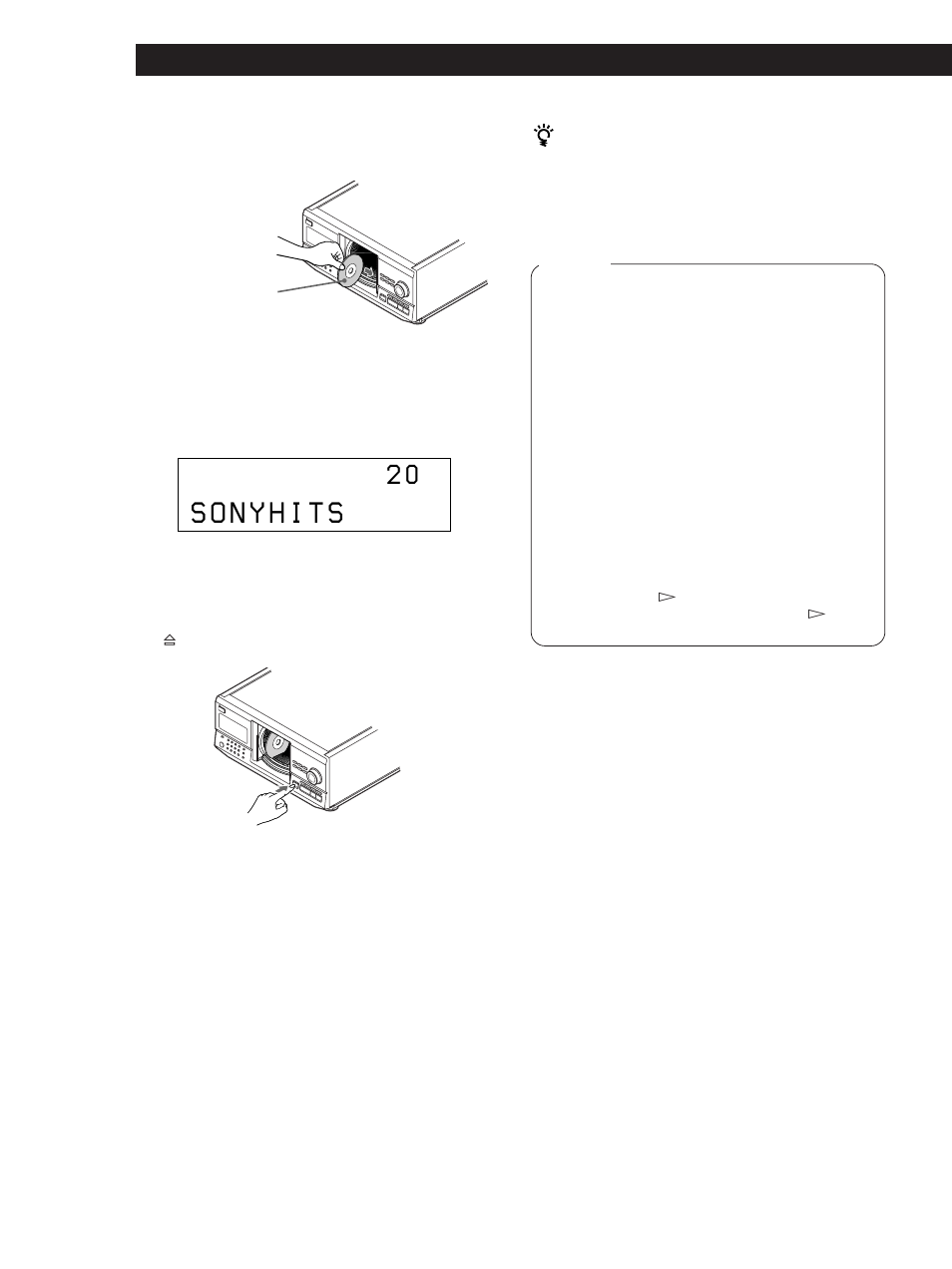 Préparation | Sony CDP-CX220 User Manual | Page 40 / 96