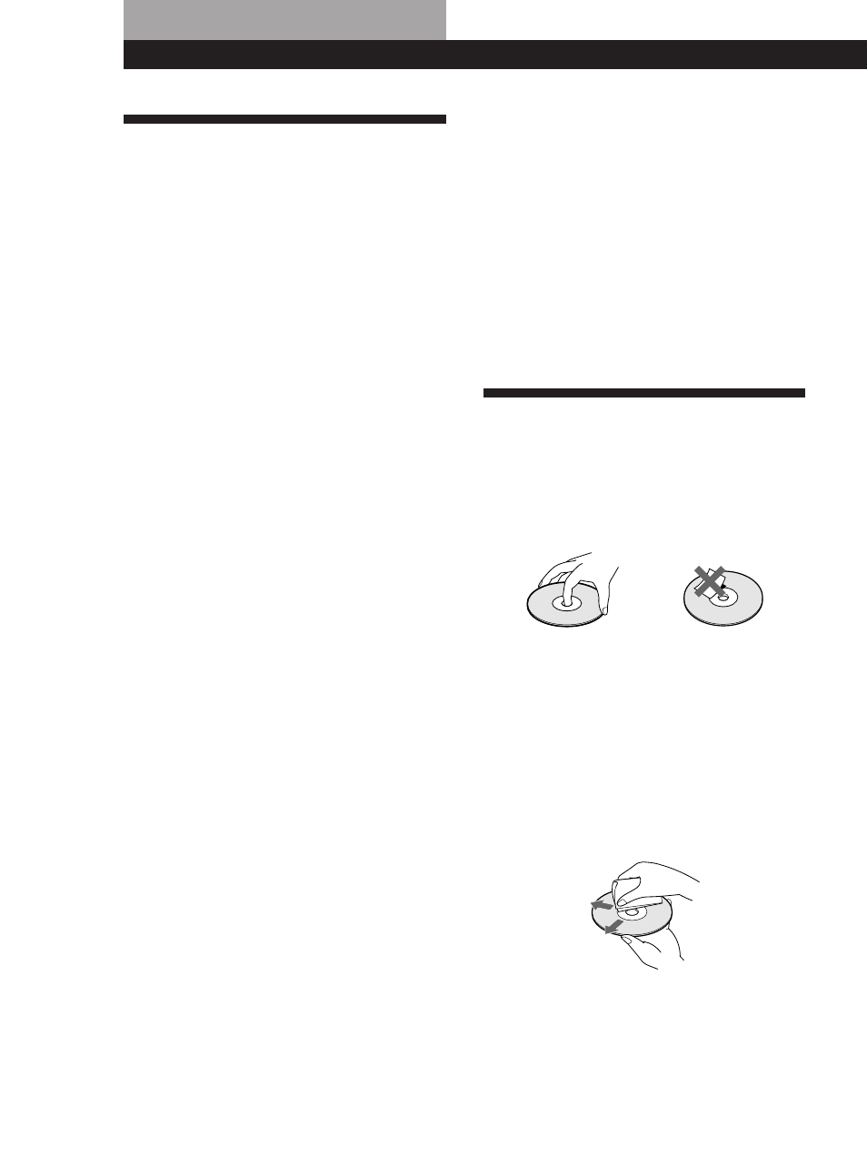 Remarques concernant les disques compacts, Précautions, Informations complémentaires | Sony CDP-CX220 User Manual | Page 62 / 96