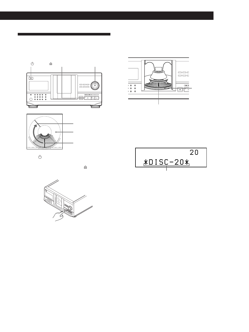 Inserción de discos compactos | Sony CDP-CX220 User Manual | Page 71 / 96