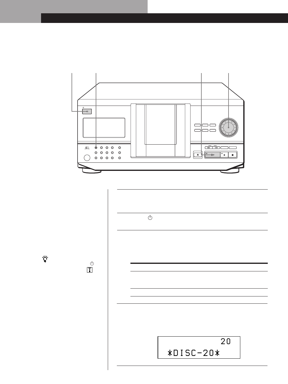 Para reproducir un cd 4/5 2 3, Operaciones básicas | Sony CDP-CX220 User Manual | Page 74 / 96