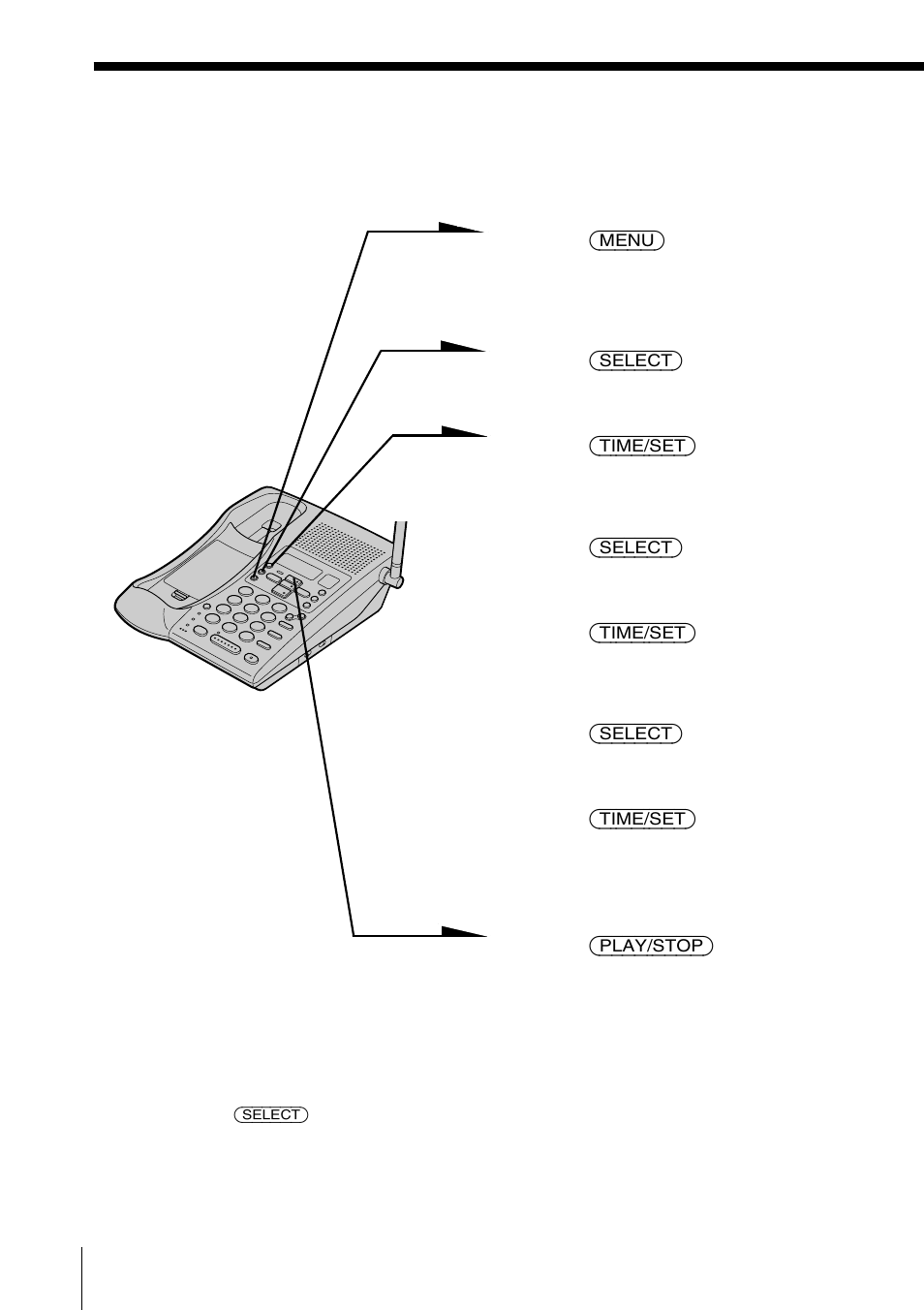 Answering machine features, Setting up the answering machine, Setting the time and day of the week | Sony SPP-A985 User Manual | Page 46 / 80