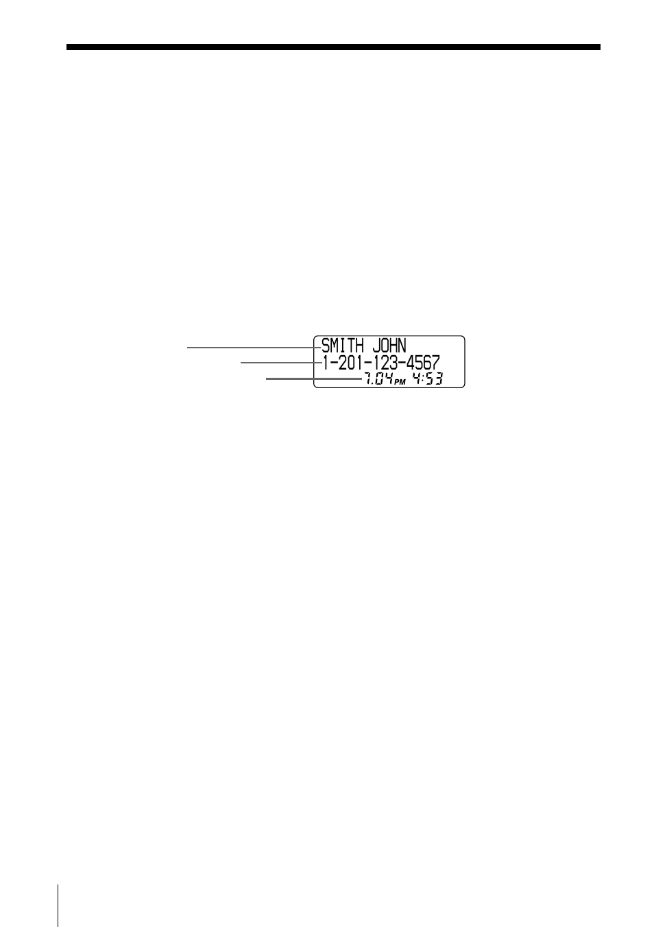 Caller id features, Understanding the caller id service, When you receive a call | Sony SPP-A985 User Manual | Page 60 / 80