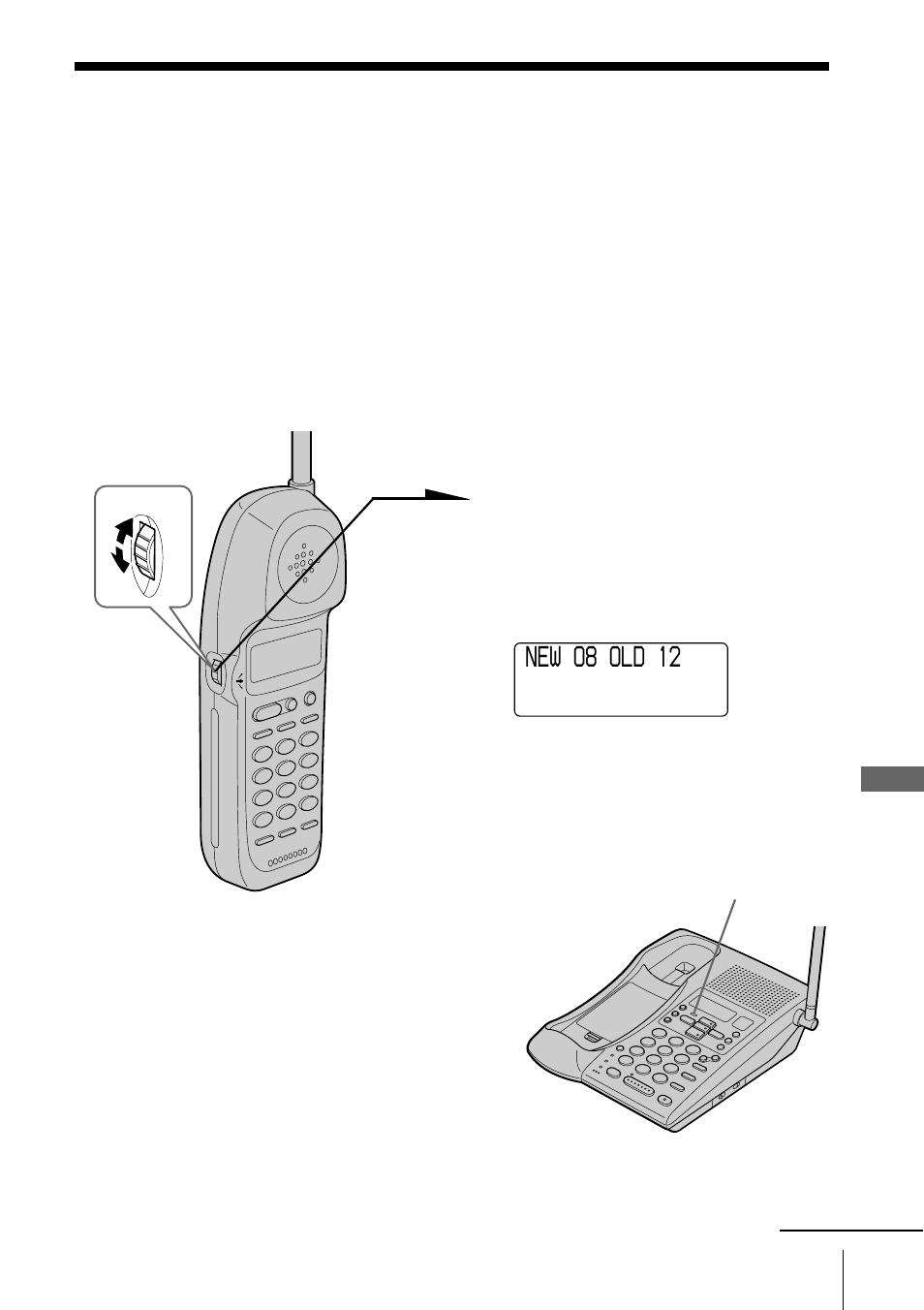 Looking at the caller id list, Viewing the caller id list, New o8 old 12 | Sony SPP-A985 User Manual | Page 61 / 80