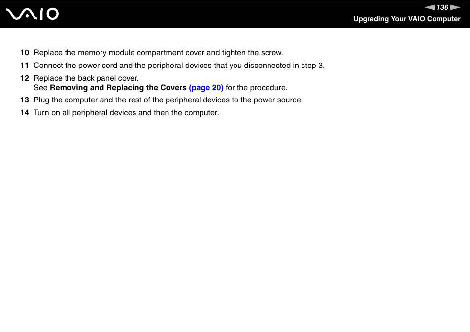 Sony VAIO VGC-LV200 User Manual | Page 136 / 206