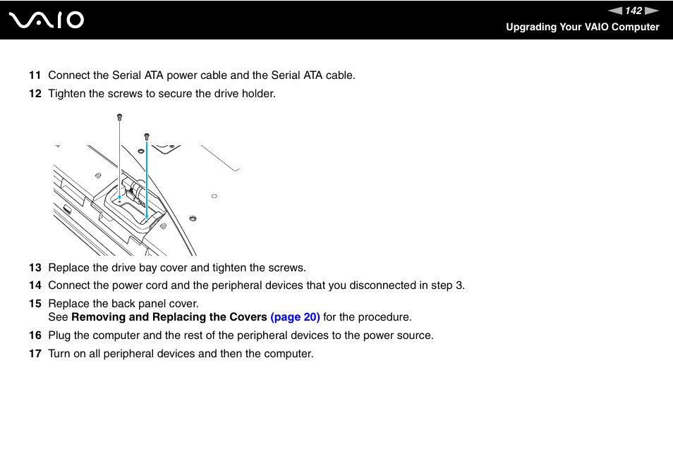 Sony VAIO VGC-LV200 User Manual | Page 142 / 206