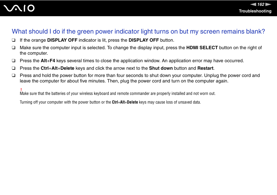 Sony VAIO VGC-LV200 User Manual | Page 162 / 206