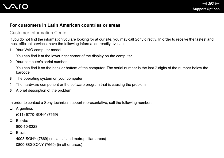 Sony VAIO VGC-LV200 User Manual | Page 202 / 206