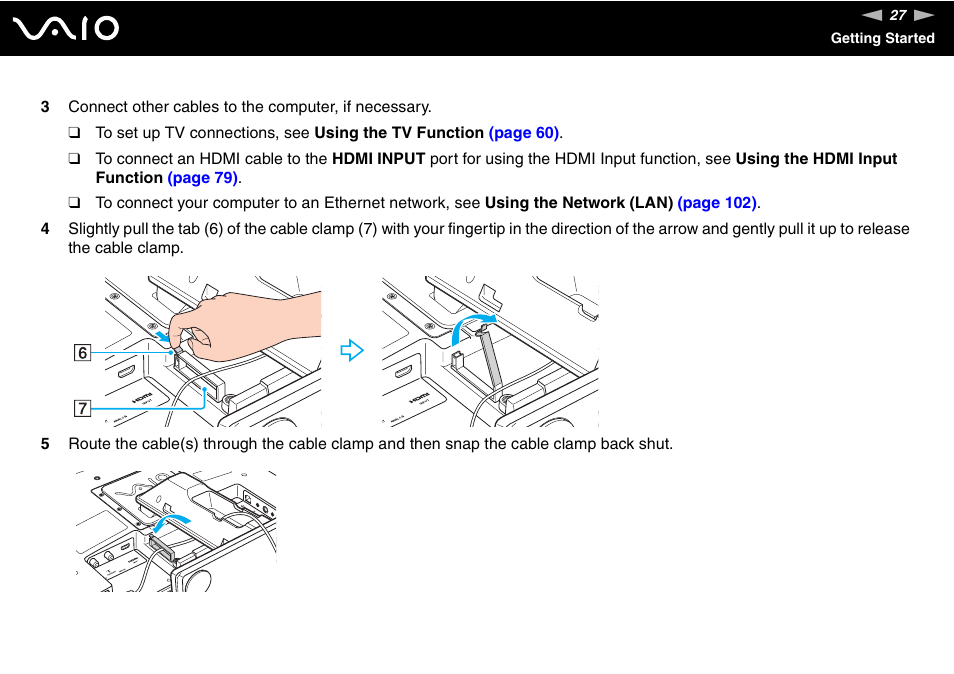 Sony VAIO VGC-LV200 User Manual | Page 27 / 206