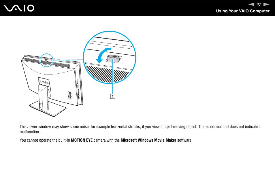 Sony VAIO VGC-LV200 User Manual | Page 47 / 206