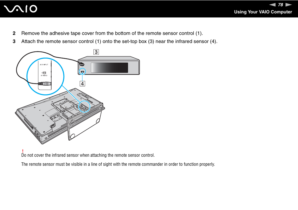 Sony VAIO VGC-LV200 User Manual | Page 78 / 206