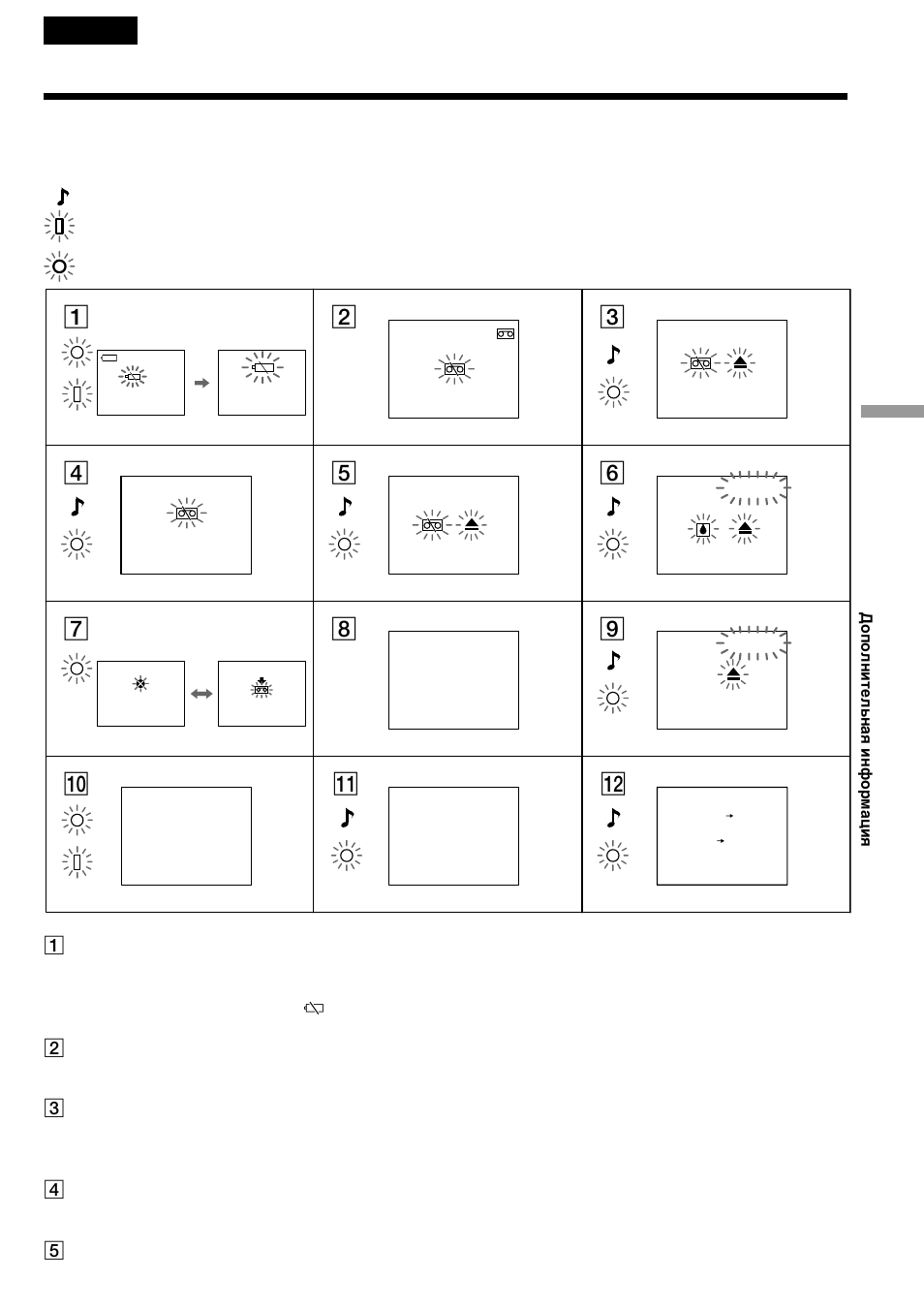 Warning indicators and messages | Sony GV-D200E User Manual | Page 87 / 112