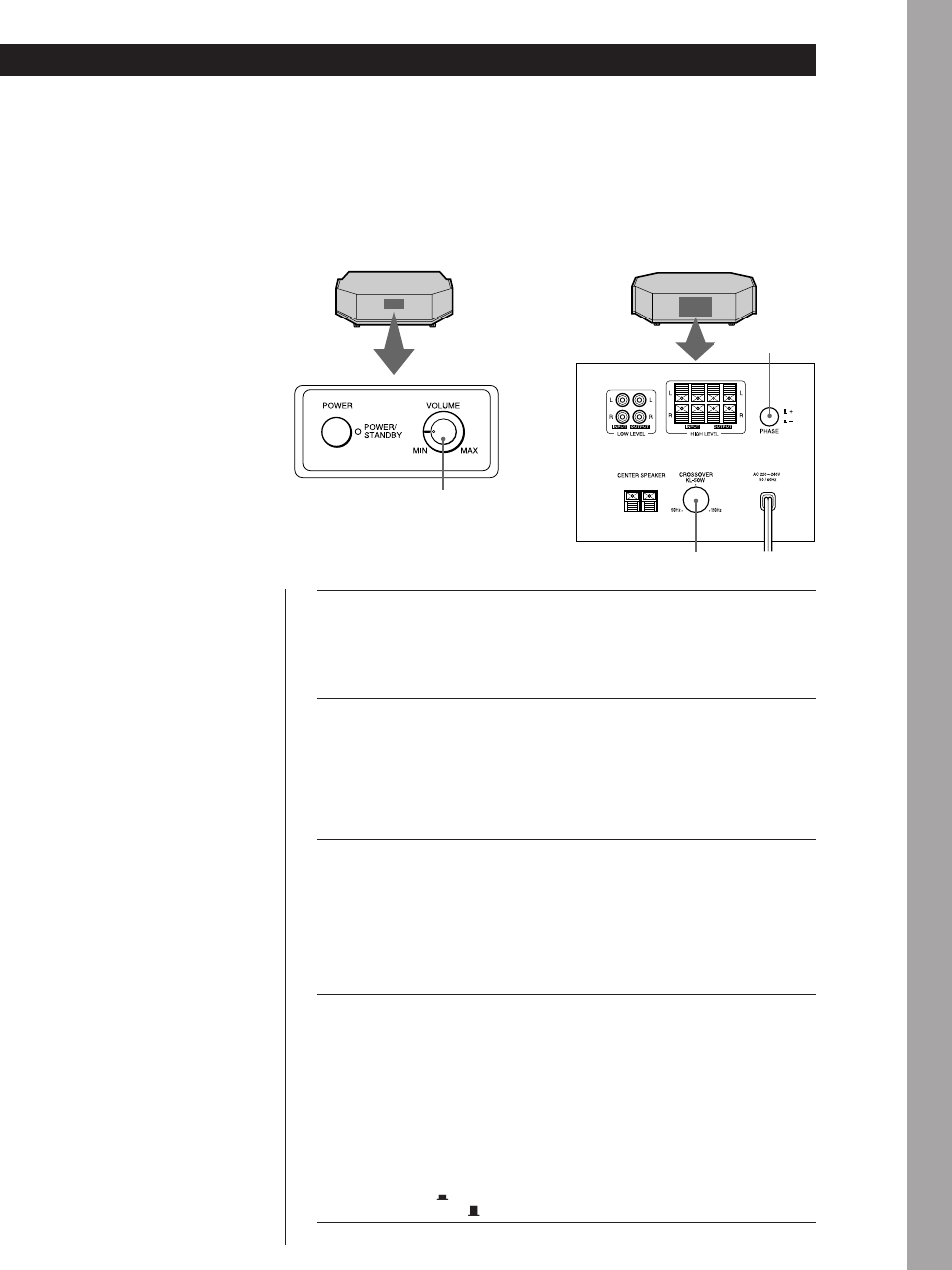 Bijregelen van de geluidsweergave | Sony SA-KL50W User Manual | Page 39 / 84
