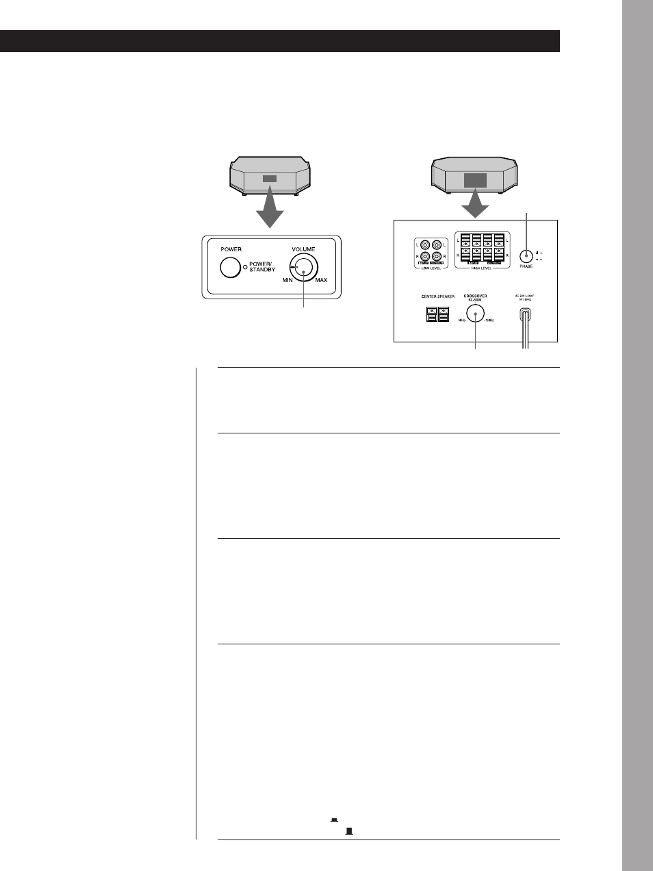 Ajuste del sonido | Sony SA-KL50W User Manual | Page 71 / 84