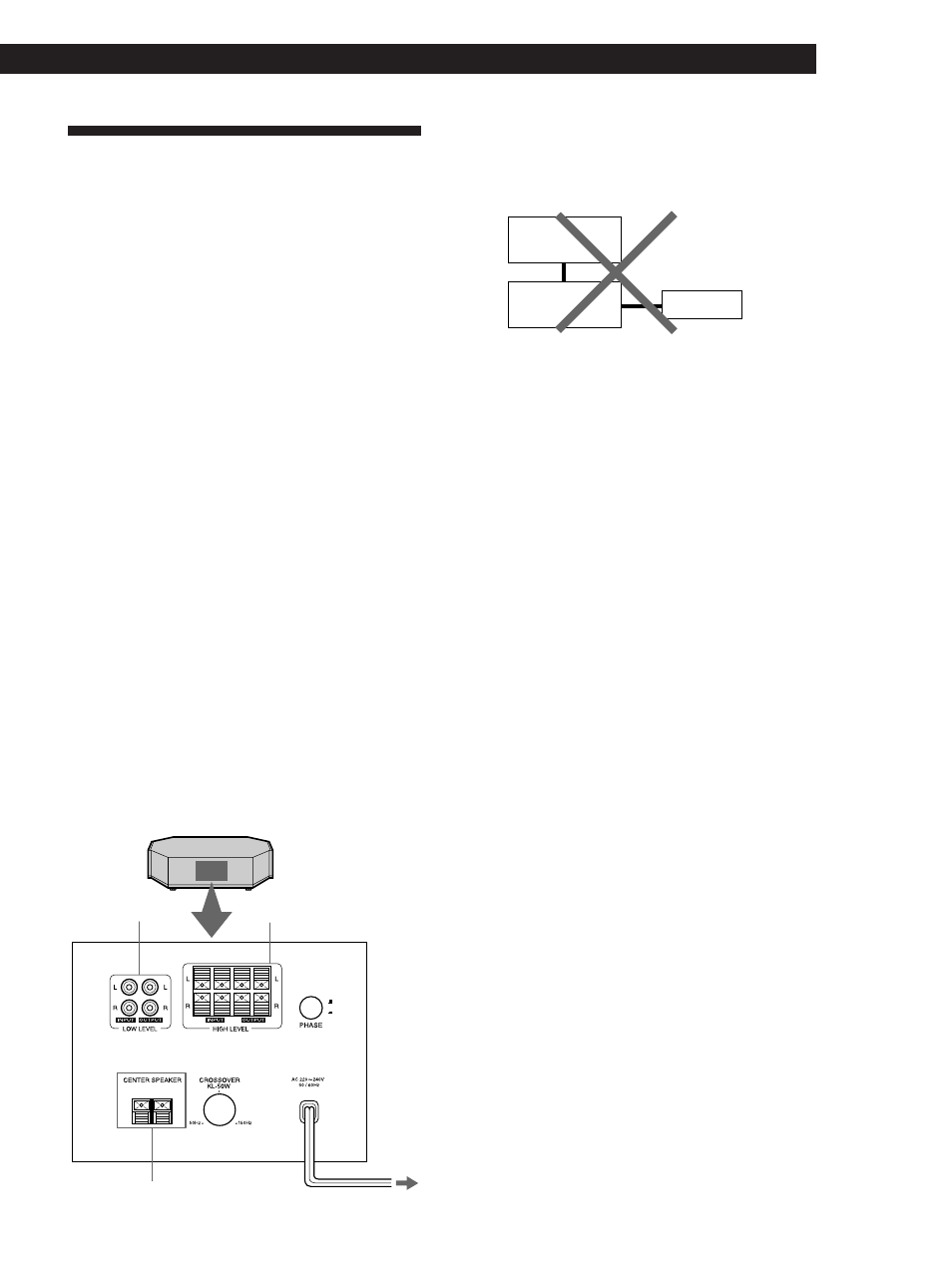 Ansluta systemet, Komma igång 5, Amplifier tv | Innan du sätter igång, Översikt | Sony SA-KL50W User Manual | Page 77 / 84