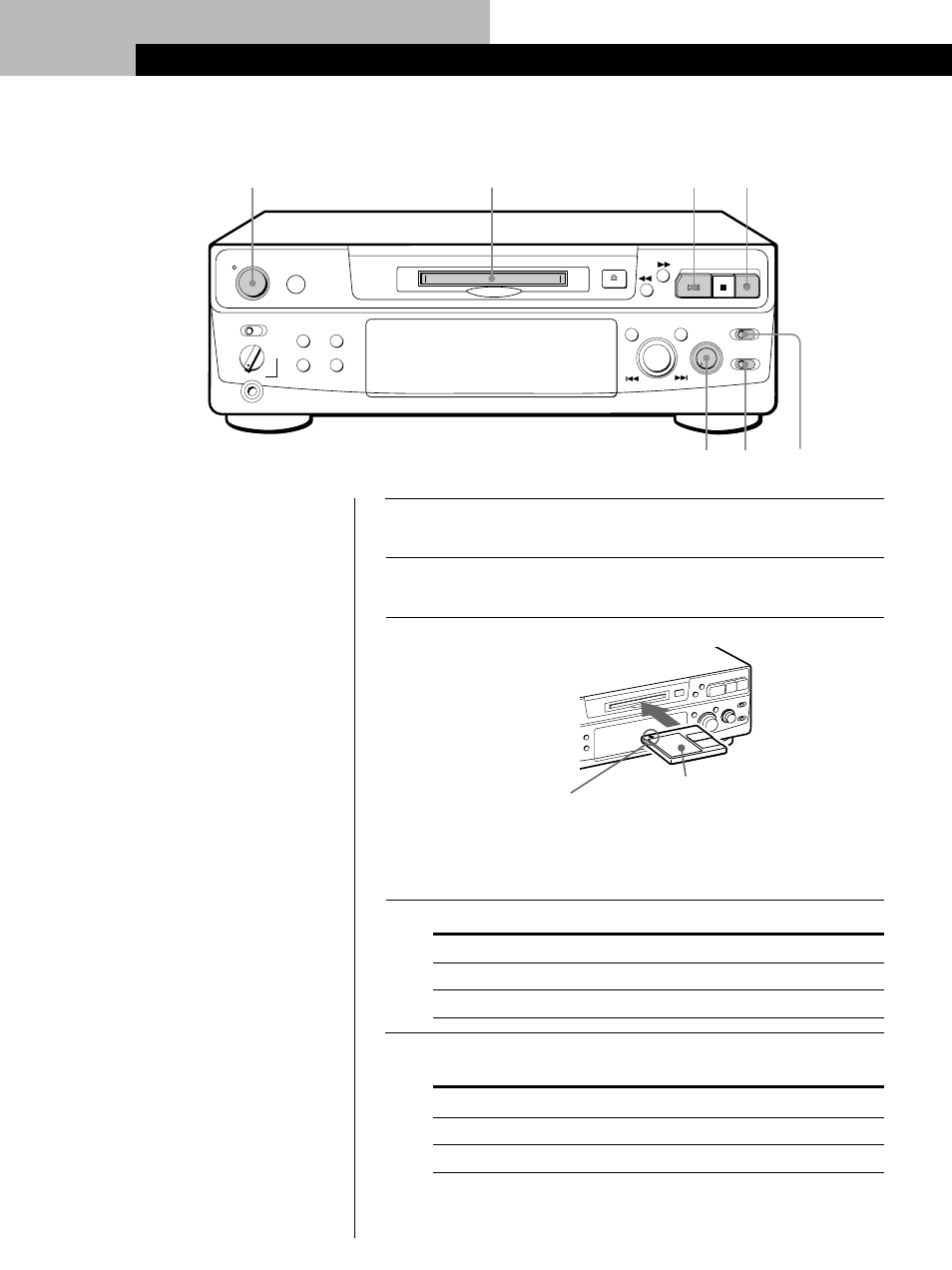 Enregistrement d’un md, Opérations de base 6, Opérations de base | Sony MINIDISC DECK MDS-S38 User Manual | Page 42 / 112