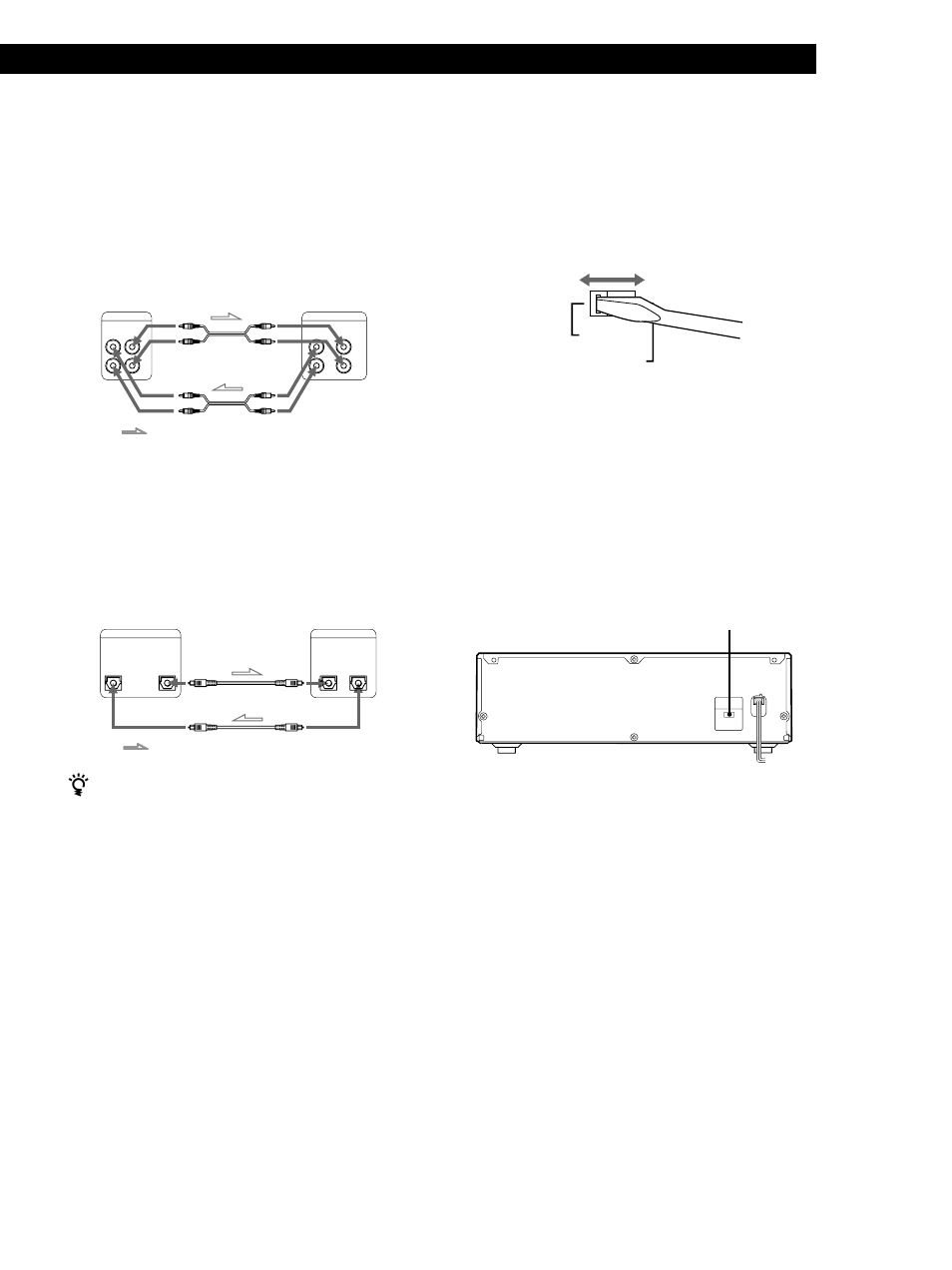 Getting started 5, Hookups, Connecting the ac power cord | Sony MINIDISC DECK MDS-S38 User Manual | Page 5 / 112