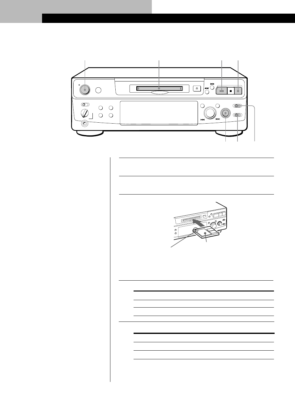 Recording on an md, Basic operations 6, Basic operations | Sony MINIDISC DECK MDS-S38 User Manual | Page 6 / 112