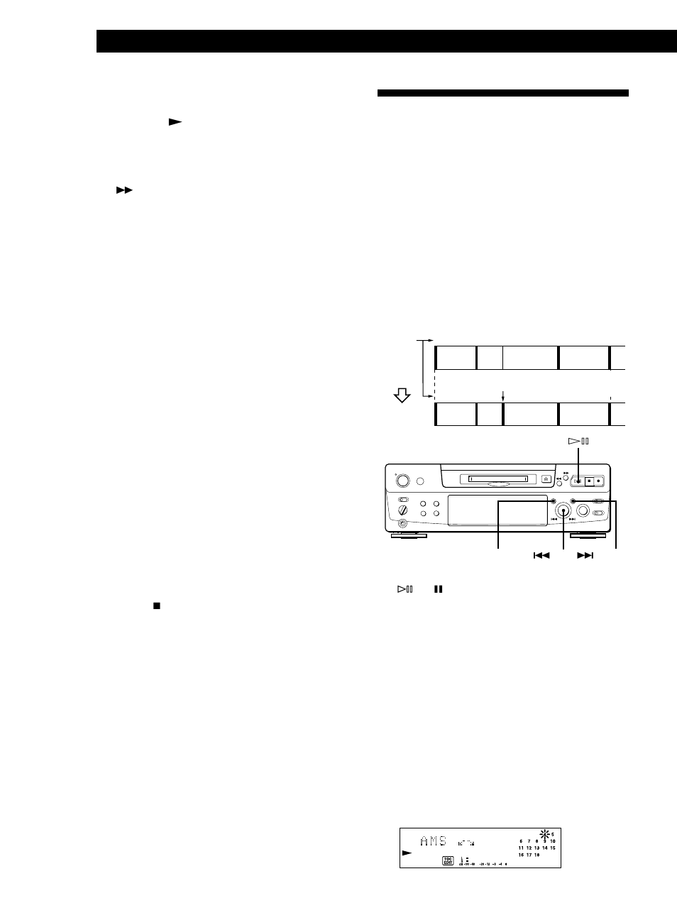 Division d’une plage enregistrée (fonction divide), Montage d’un md enregistré 26 | Sony MINIDISC DECK MDS-S38 User Manual | Page 62 / 112