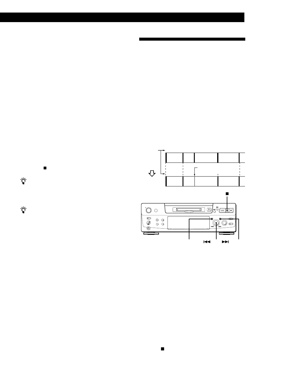 Montage d’un md enregistré 27, Voir page suivante) | Sony MINIDISC DECK MDS-S38 User Manual | Page 63 / 112
