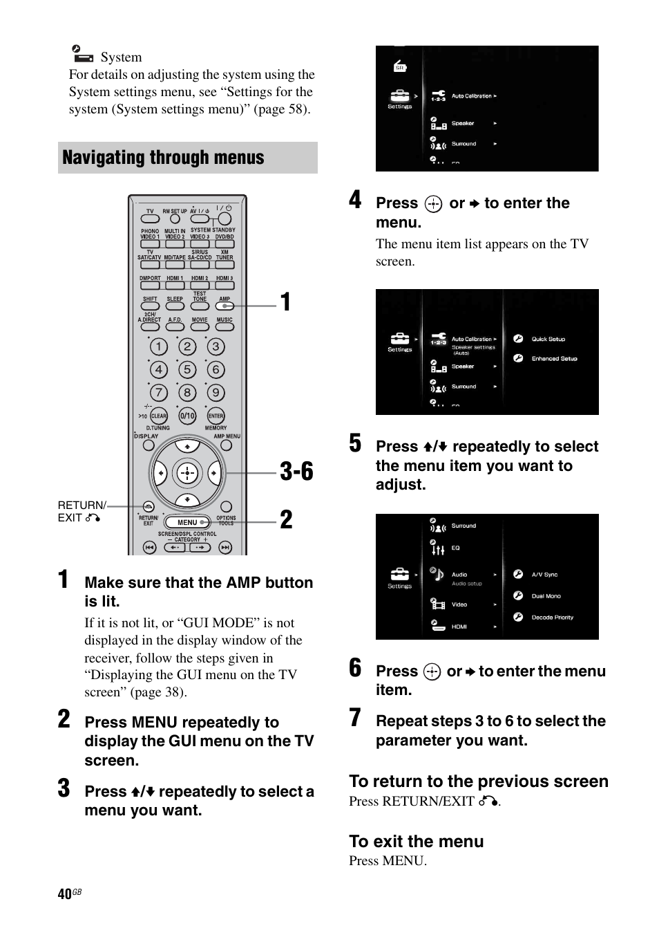 Sony STR-DG2100 User Manual | Page 40 / 134