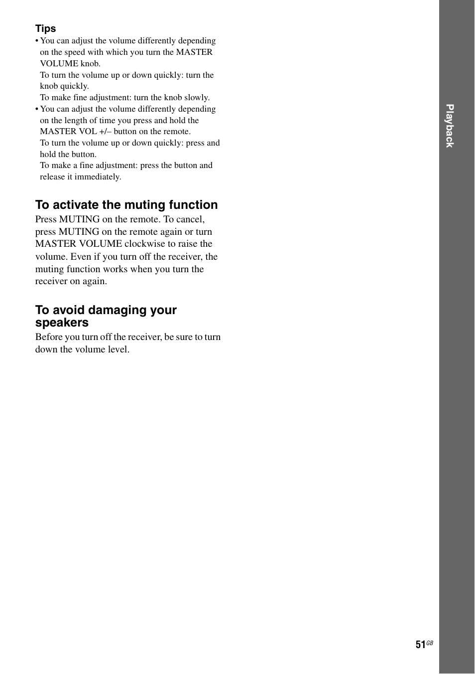 Sony STR-DG2100 User Manual | Page 51 / 134