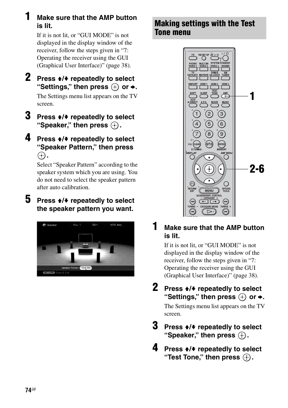 Sony STR-DG2100 User Manual | Page 74 / 134