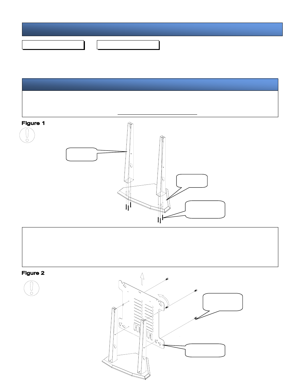 Parts list, Building the stand | Sony SPM-TRI/C User Manual | Page 4 / 6