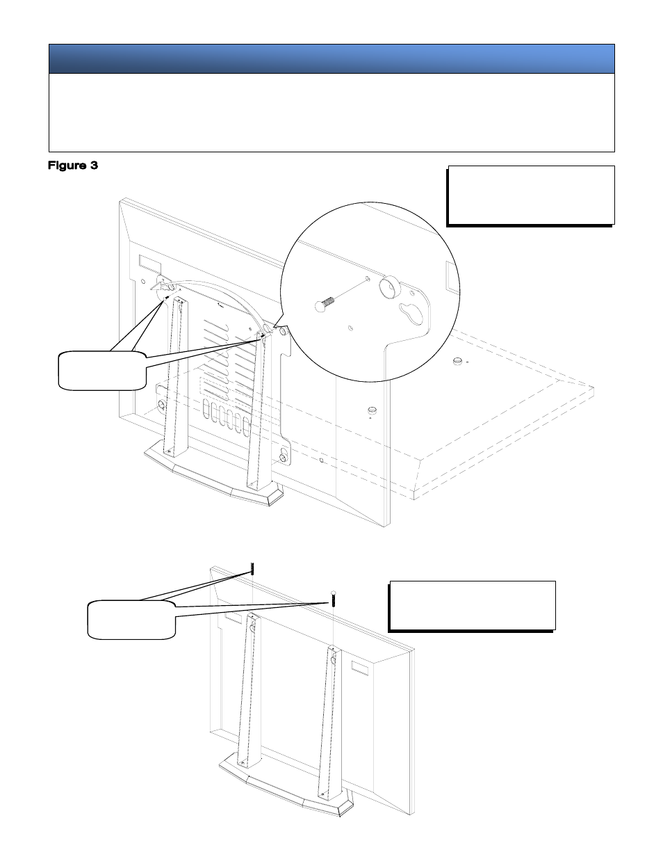 Securing the plasma to the stand | Sony SPM-TRI/C User Manual | Page 5 / 6