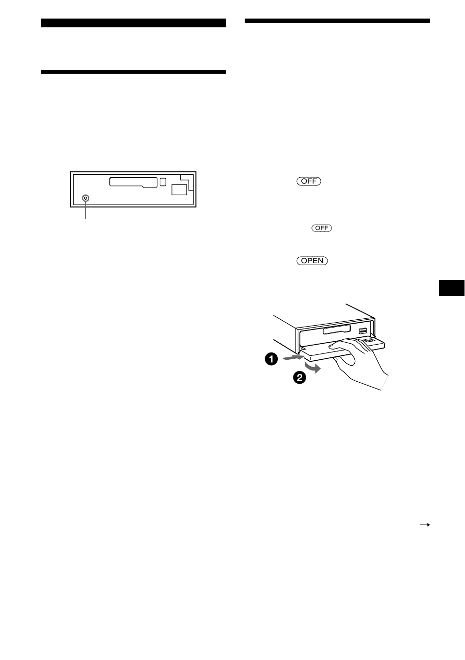 Aan de slag, Instellingen wissen, Het frontpaneel verwijderen | Instellingen wissen het frontpaneel verwijderen | Sony XR-CA630X User Manual | Page 127 / 150