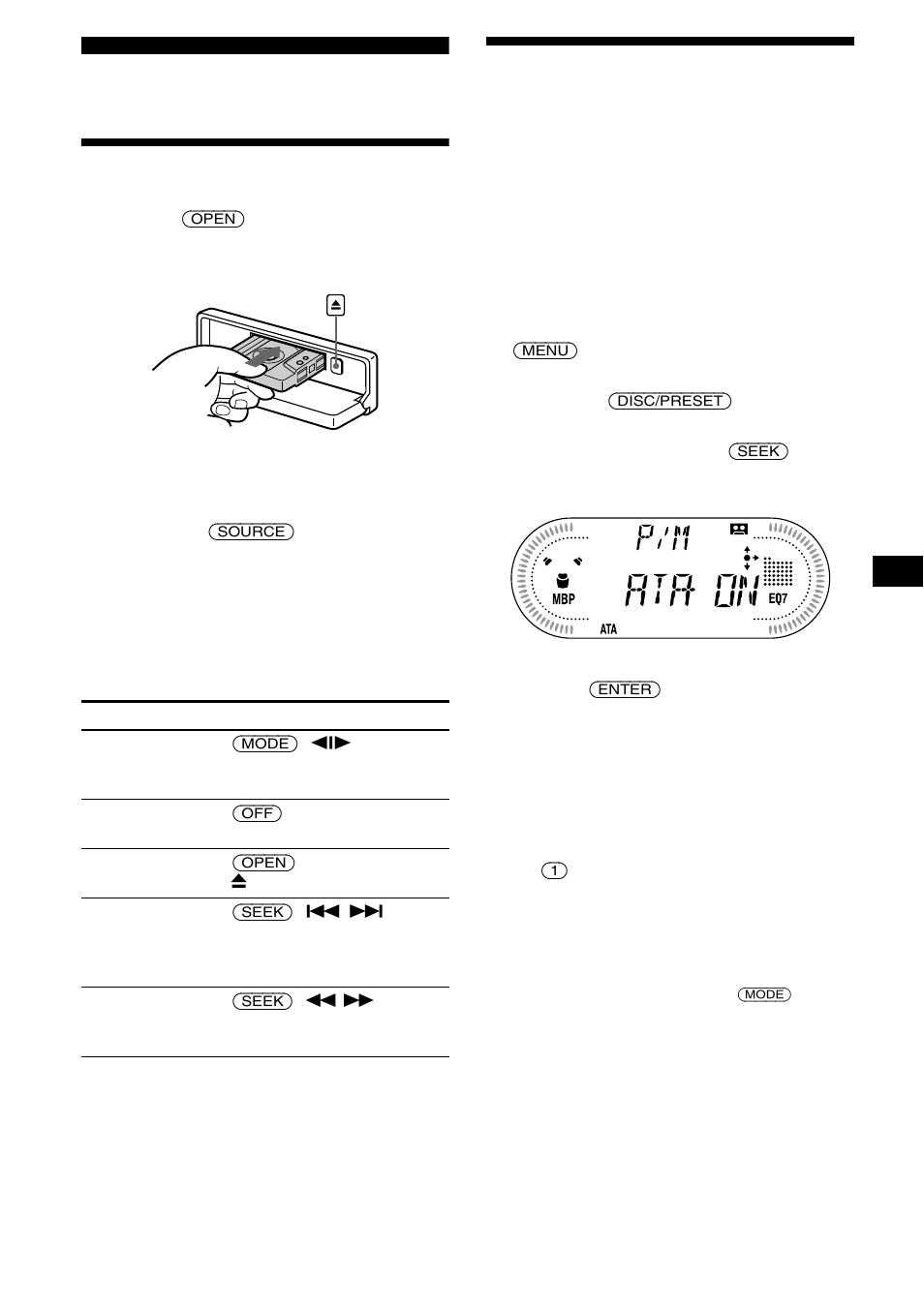 Cassettespeler, Een cassette beluisteren, Diverse weergavestanden | Een cassette beluisteren diverse weergavestanden | Sony XR-CA630X User Manual | Page 129 / 150