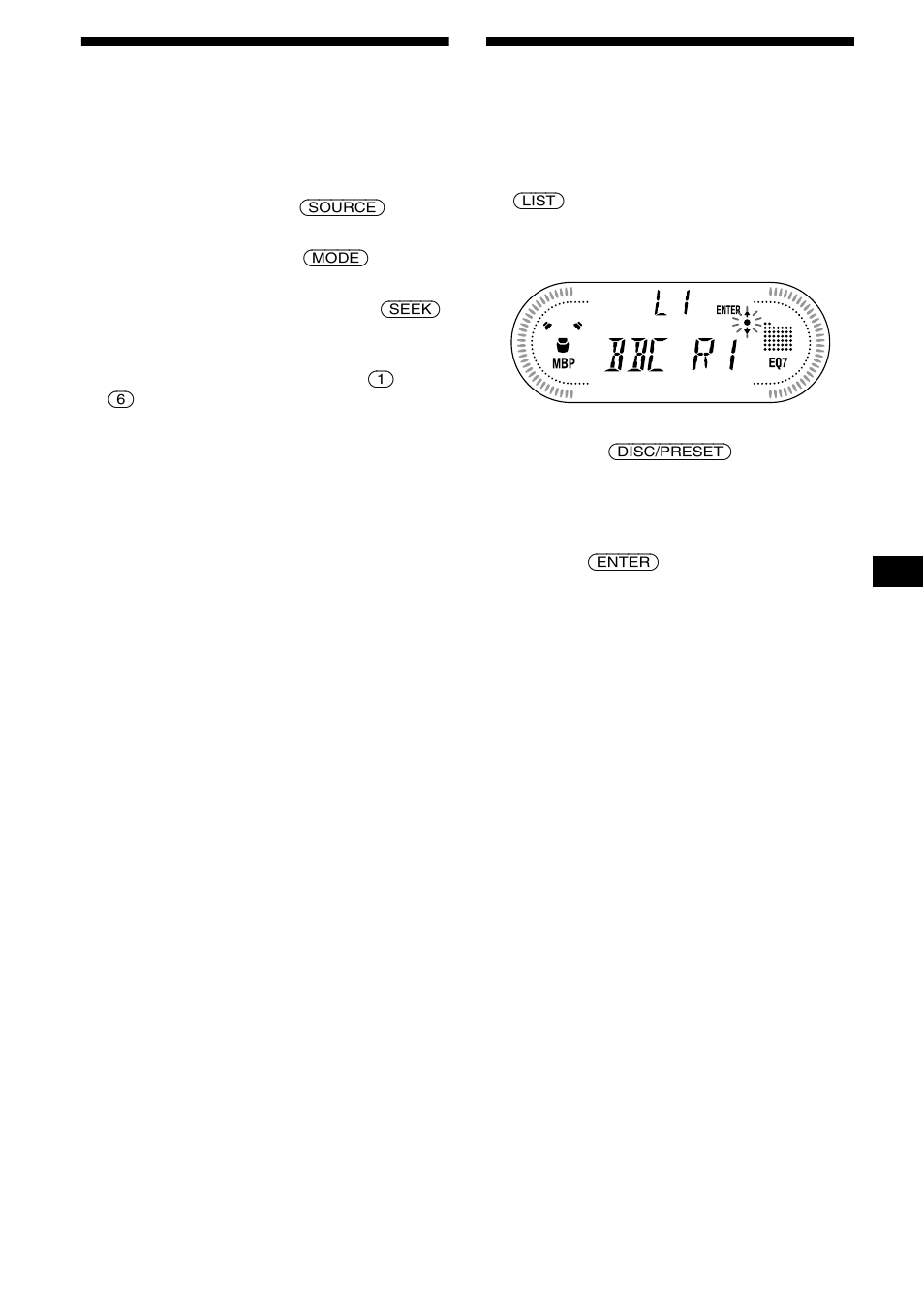 Alleen bepaalde zenders vastleggen, Afstemmen op een zender uit een lijst, List-up | 11 alleen bepaalde zenders vastleggen | Sony XR-CA630X User Manual | Page 131 / 150