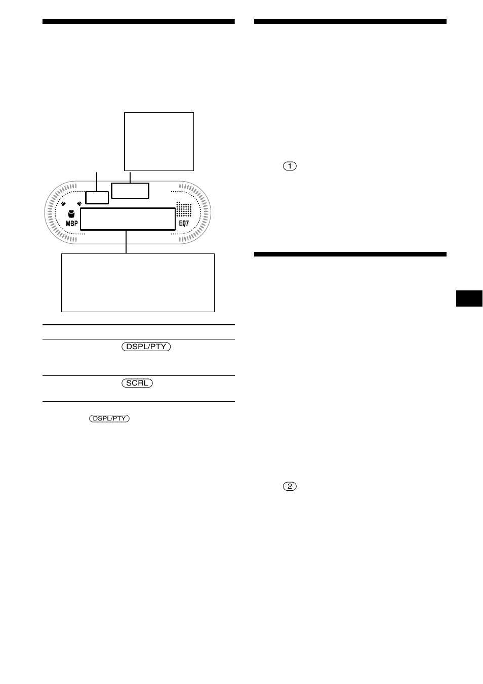 Weergave via het display, Tracks herhaaldelijk afspelen, Repeat play | Tracks afspelen in willekeurige volgorde, Shuffle play, 21 weergave via het display | Sony XR-CA630X User Manual | Page 141 / 150