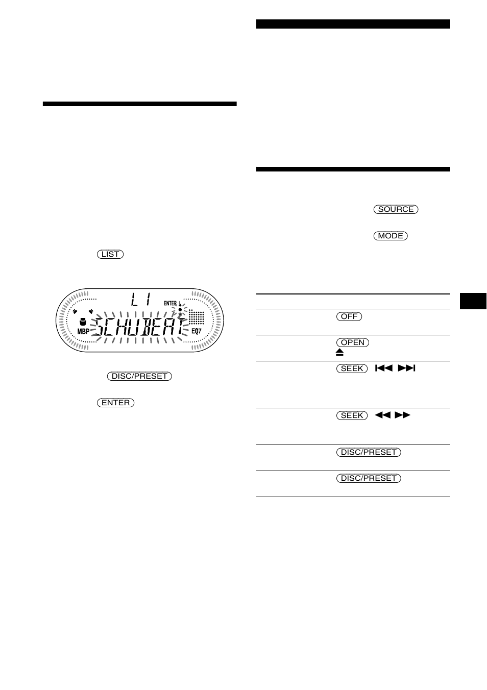 Een disc zoeken op naam, Cd mp3-apparatuur (los verkrijgbaar), Een mp3-bestand beluisteren | List-up | Sony XR-CA630X User Manual | Page 143 / 150