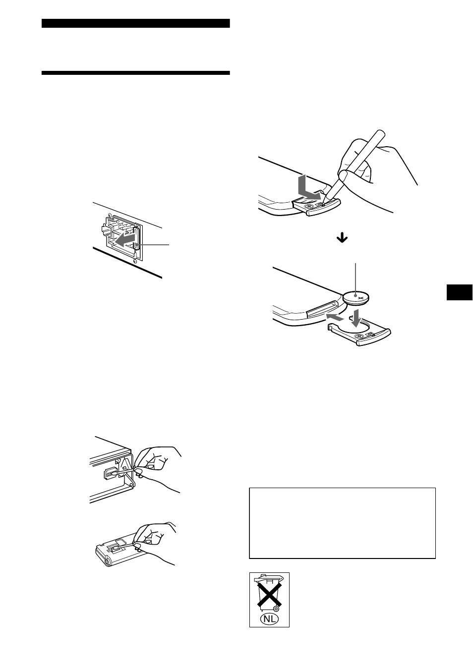 Aanvullende informatie, Onderhoud | Sony XR-CA630X User Manual | Page 145 / 150