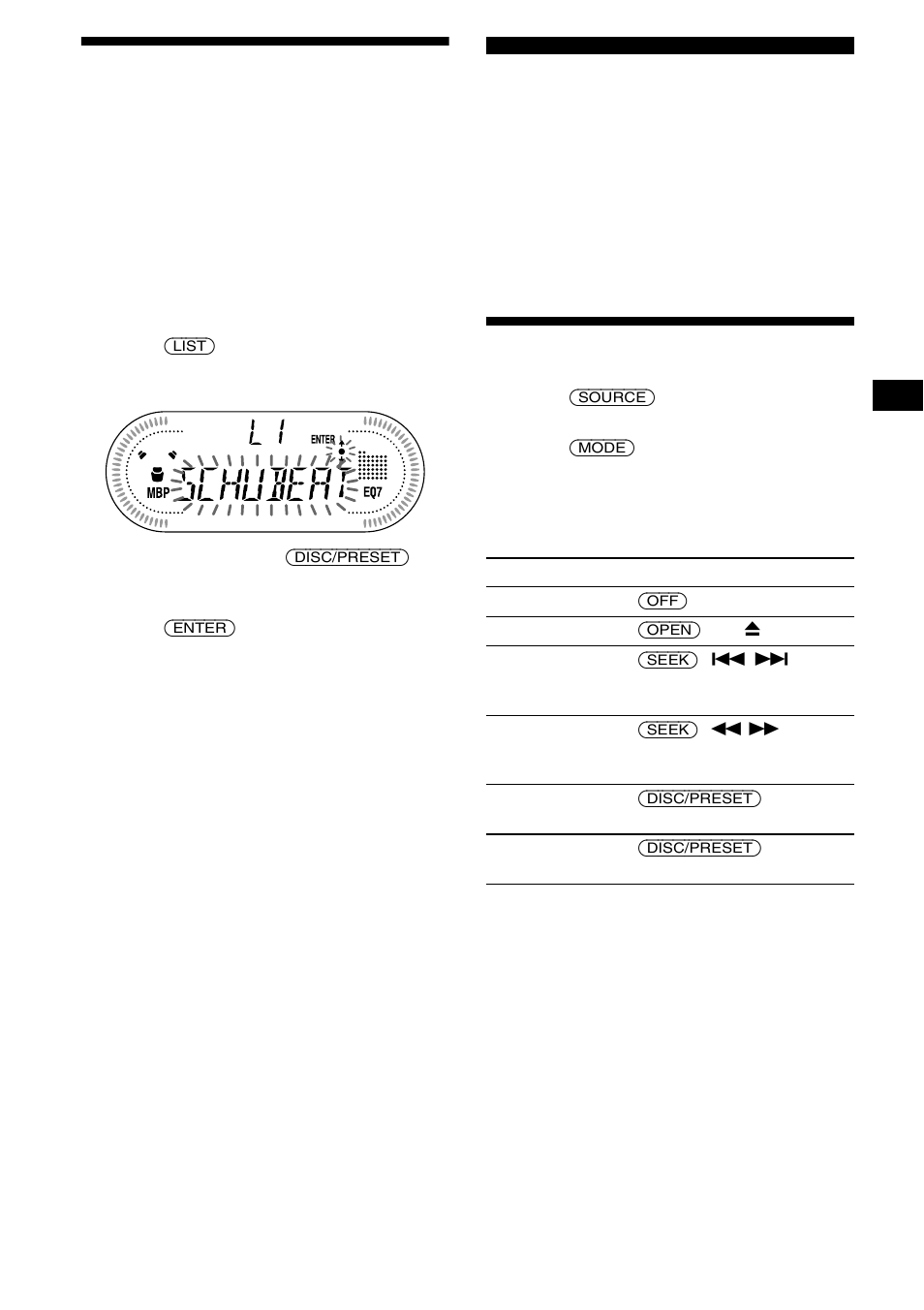 Locating a disc by name, Mp3 playable cd unit (optional), Listening to an mp3 file | List-up, 23 locating a disc by name | Sony XR-CA630X User Manual | Page 23 / 150